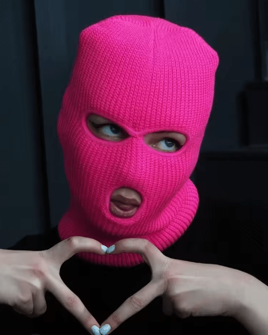 neon balaclava for woman