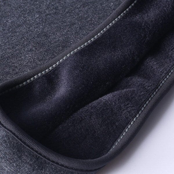Black fleece motorcycle balaclava