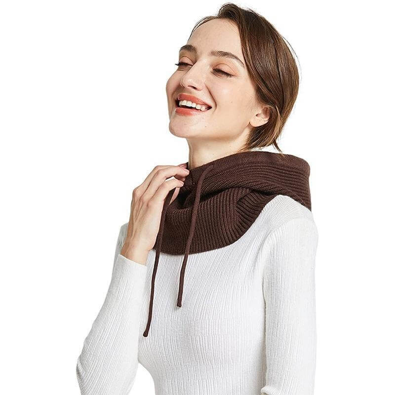 Brown balaclava hood