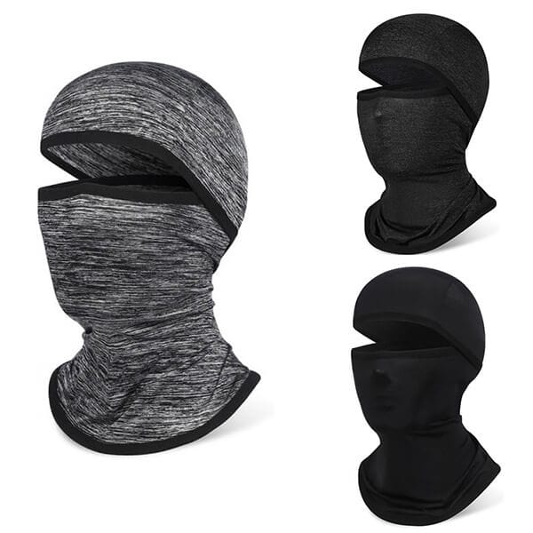 Cycling balaclava with 1 hole