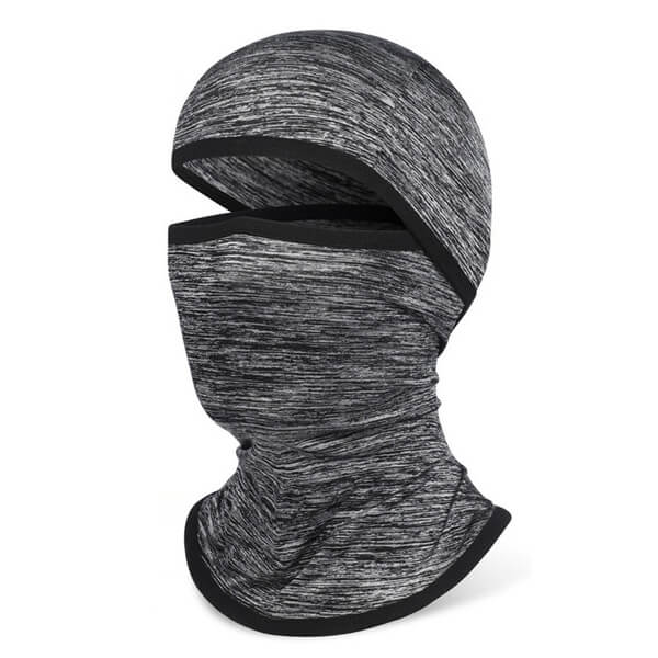 Cycling balaclava with 1 hole
