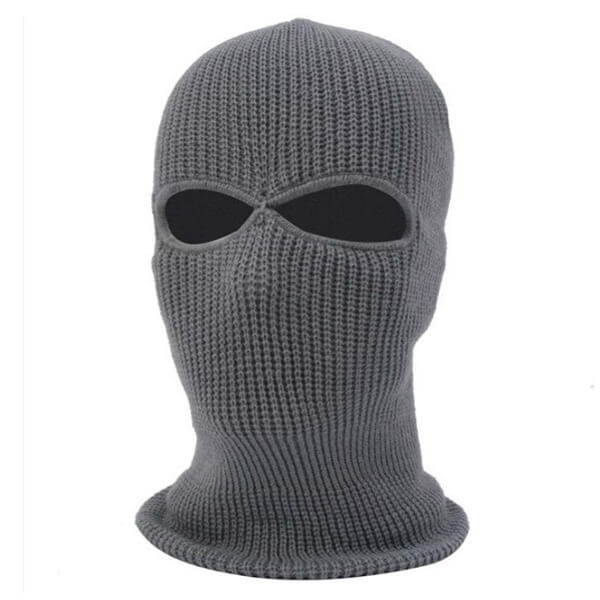 Grey full-face balaclava