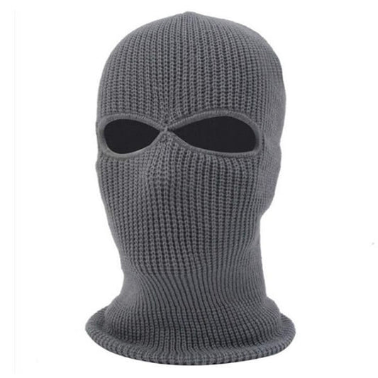 Grey full-face balaclava