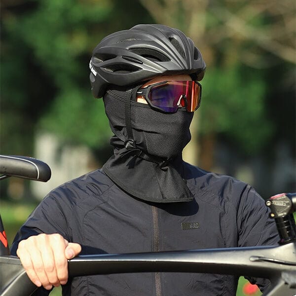 Men's khaki cycling balaclava