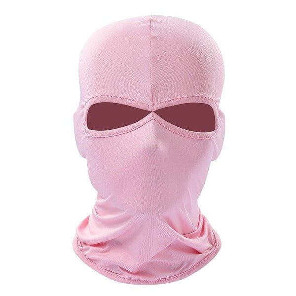 Pale pink 2 hole balaclava