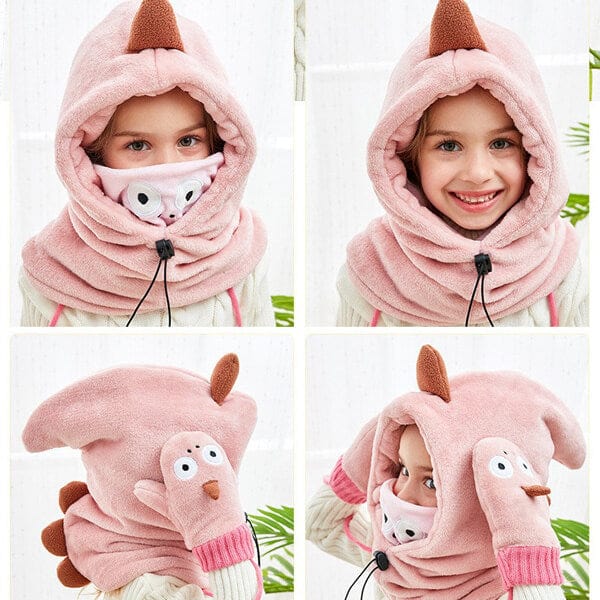 Pink kid balaclava