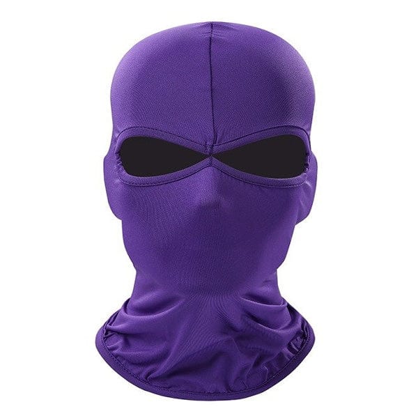 Purple 2 hole balaclava