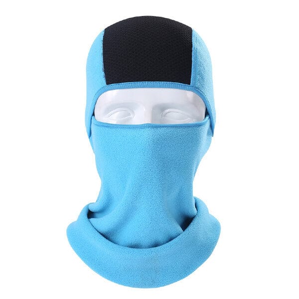Sky blue fleece balaclava