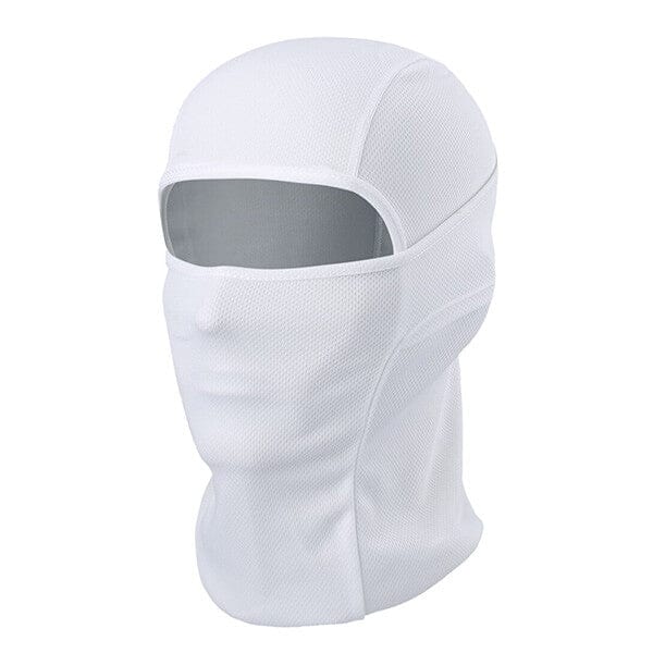White balaclava 1 hole