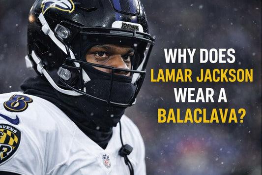 Why does Lamar Jackson wear a balaclava