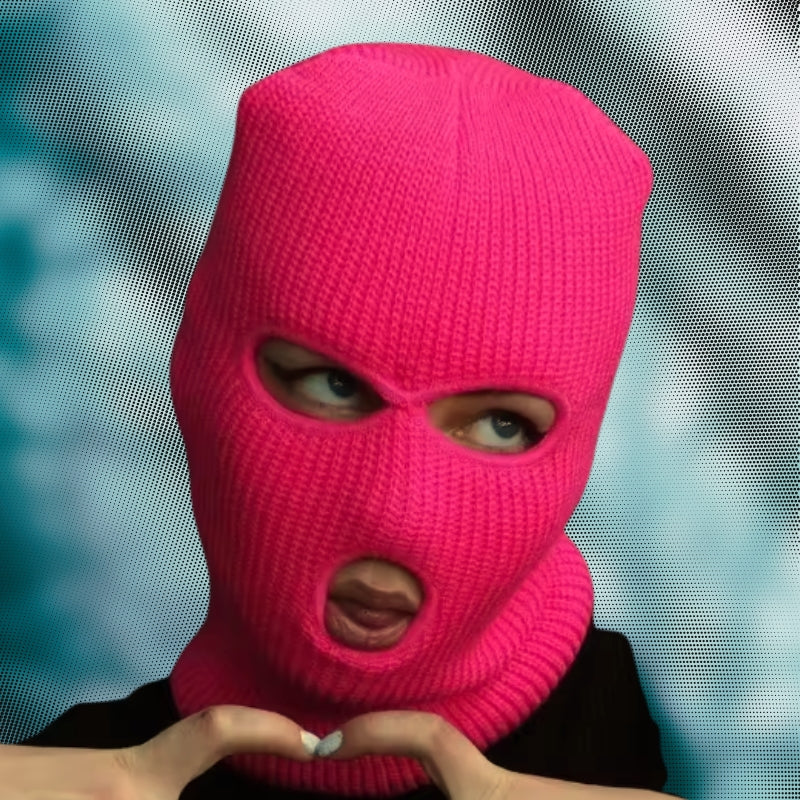 Pink balaclava