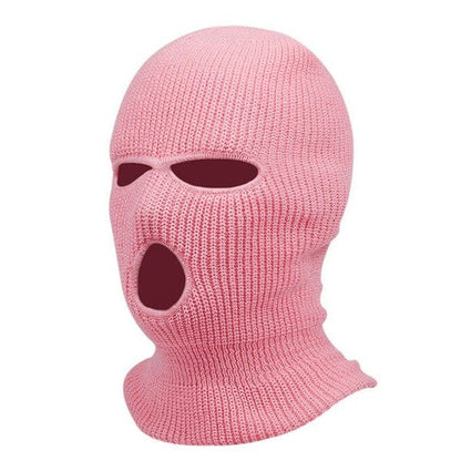 3 hole balaclava pink