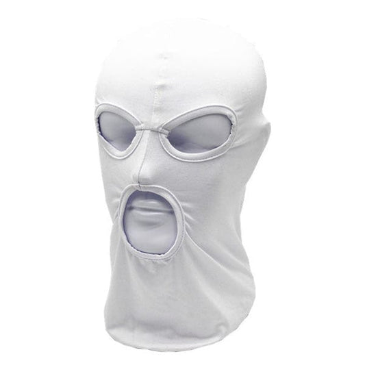 3 hole balaclava white