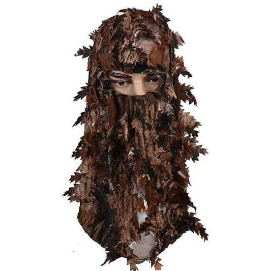 3D leafy balaclava