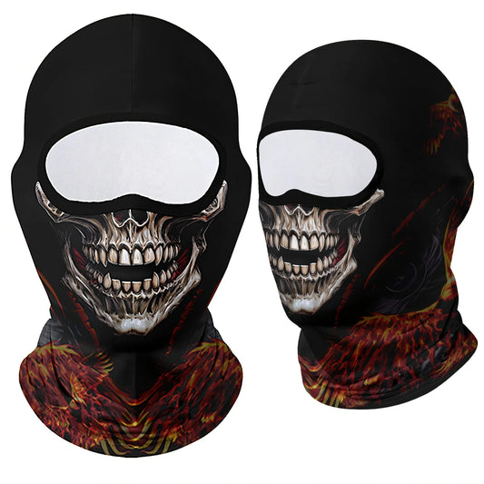 Flaming Skull Balaclava