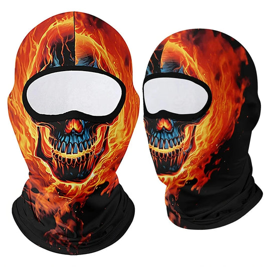 Inferno Flame Skull Balaclava