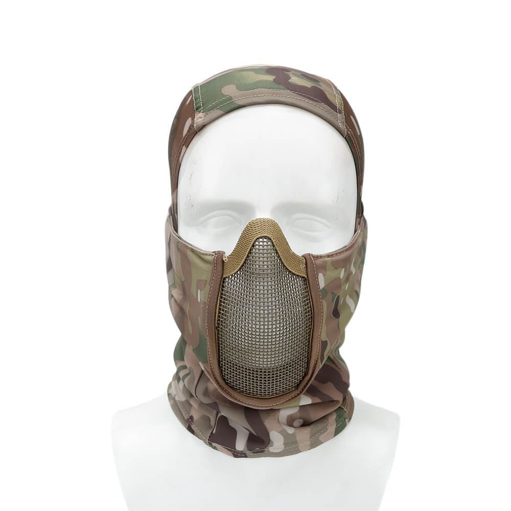 Airsoft balaclava with mouth protection