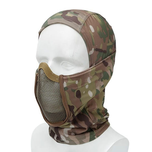 Airsoft balaclava with mouth protection