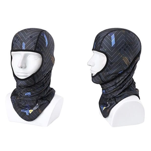 Balaclava under ski helmet