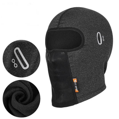 Bike helmet balaclava