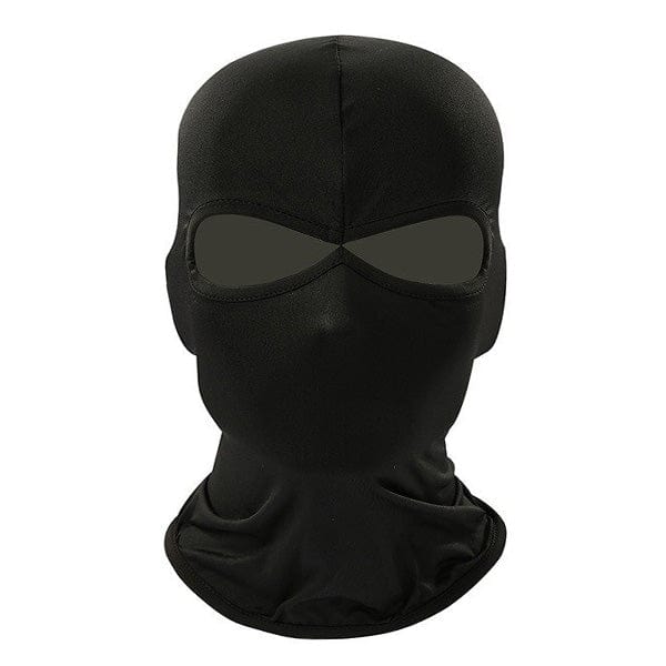 Black 2 hole balaclava