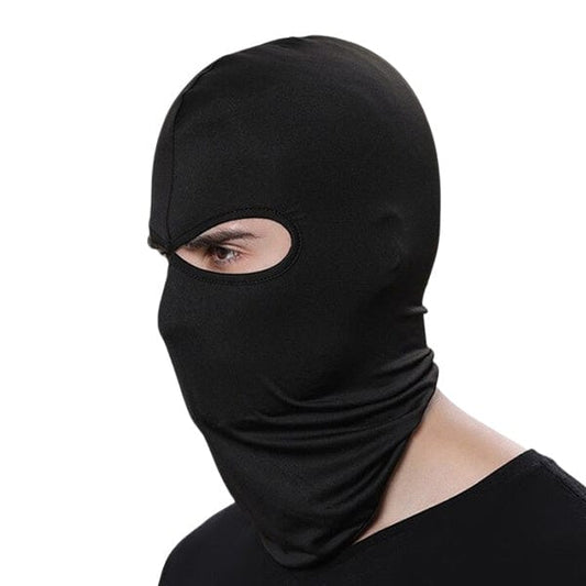 Black 2 hole balaclava