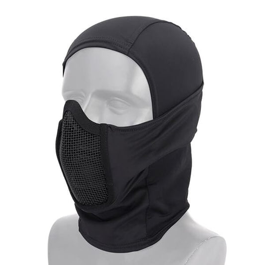 Black airsoft balaclava