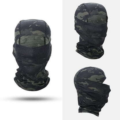 Black camo balaclava