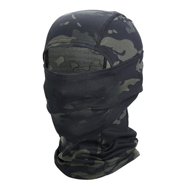 Black camo balaclava