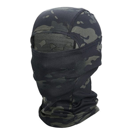 Black camo balaclava