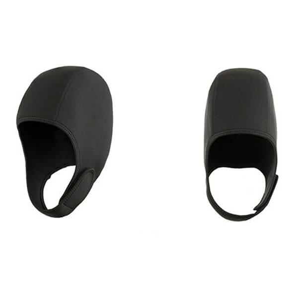 Black neoprene balaclava