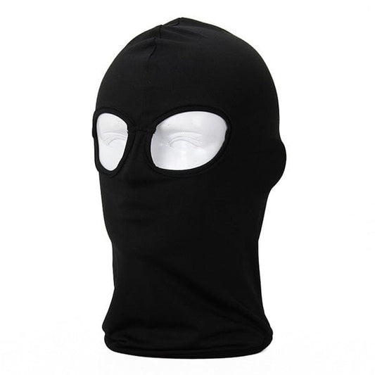 Black owl motorcycle balaclava