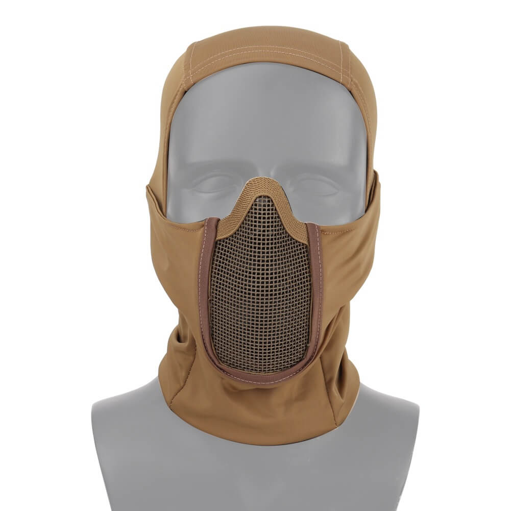 Brown tactical balaclava