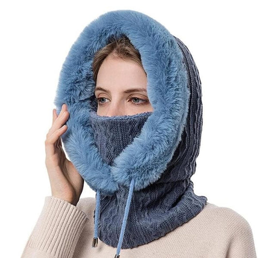 Cagoule femme bleue