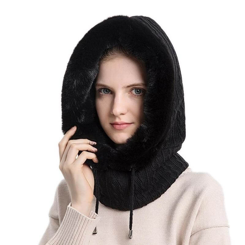 Cagoule femme noire
