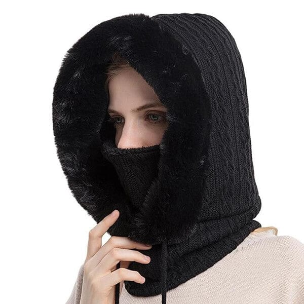 Cagoule femme noire