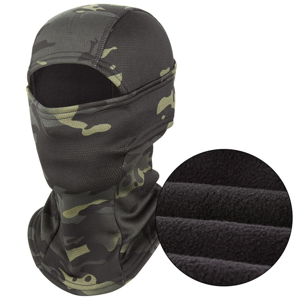 Camo fleece balaclava
