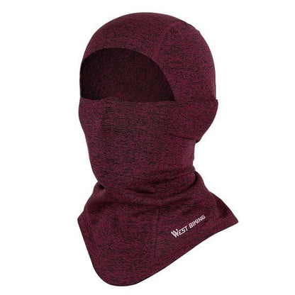 Cold weather bike balaclava