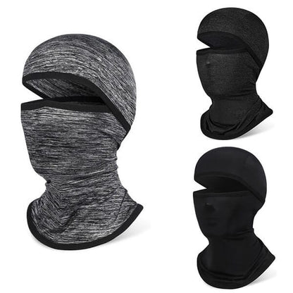 Cycling balaclava with 1 hole