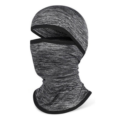 Cycling balaclava with 1 hole