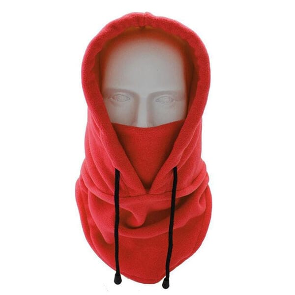 Fleece balaclava red