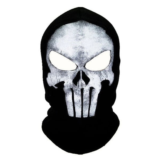 Ghost skull balaclava