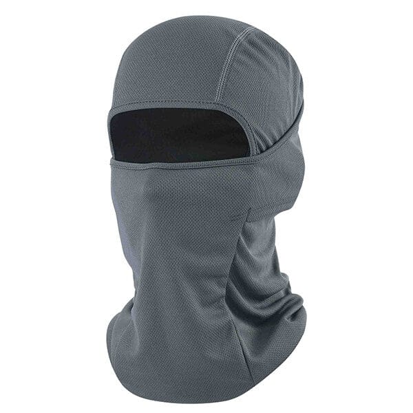 Gray neck balaclava
