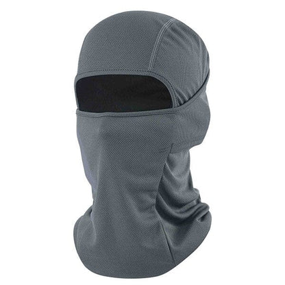 Gray neck balaclava