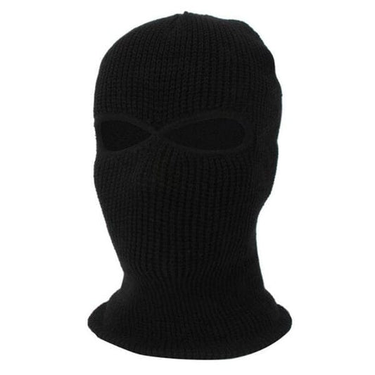 Knitted balaclava black