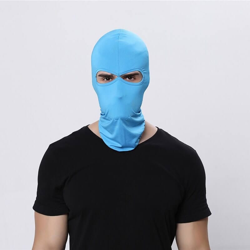 Light blue 2 hole balaclava