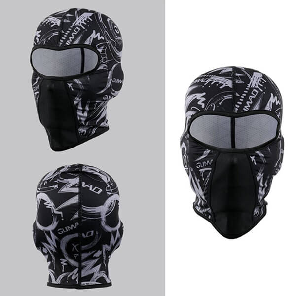 Lycra motorcycle balaclava