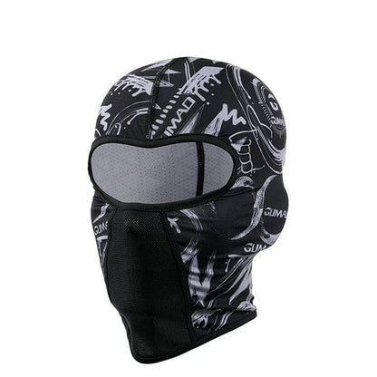 Lycra motorcycle balaclava