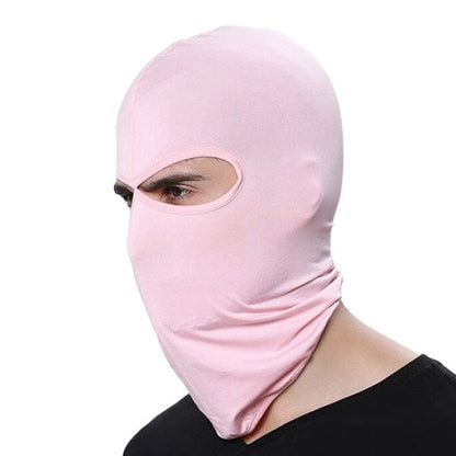 Pale pink 2 hole balaclava