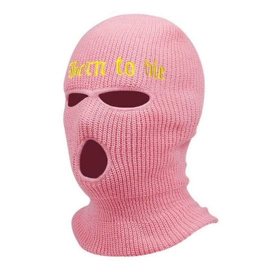Pink gangster balaclava